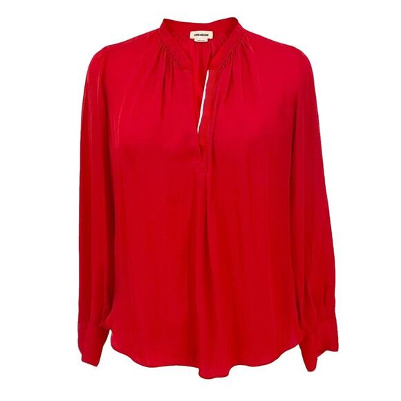 ZADIG & VOLTAIRE Tink Shirt in Red XS - Picture 4 of 11
